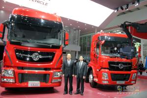 東風(fēng)商用車上海車展天龍旗艦車型首發(fā)