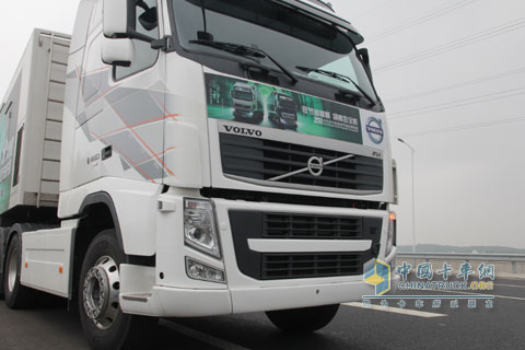 2013沃爾沃卡車高效節(jié)油先鋒評選比賽用車FH時光機(jī)器