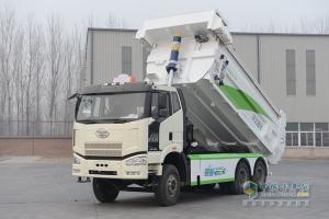 一汽解放J6P城市渣土自卸車投放市場