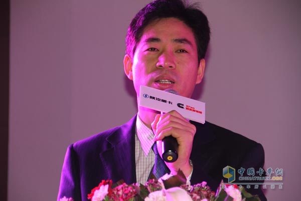 陜西重汽銷售公司總工程師兼汽車工程研究院副院長(zhǎng)邵國(guó)強(qiáng)