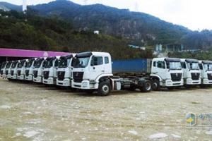 中國(guó)重汽豪瀚天然氣港拖車增長(zhǎng)強(qiáng)勁 訂單累計(jì)突破180臺(tái)