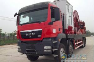 德國曼恩TGS 41.480 油田車底盤 專業(yè)用于油管作業(yè)機(jī)