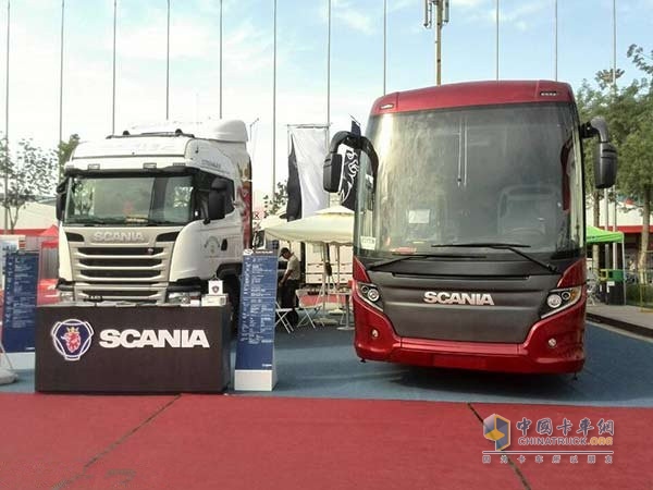 斯堪尼亞Streamline G440參展2014年亞歐博覽會(huì)