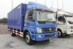 福田奧鈴 168馬力 4×2 國四箱式運(yùn)輸車