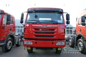 一汽解放青島 天V 380馬力 8×4LNG(國五)自卸車