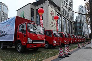 一汽解放輕卡成都震撼登場