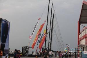 東風號閃耀2014-2015沃爾沃環(huán)球帆船賽三亞站