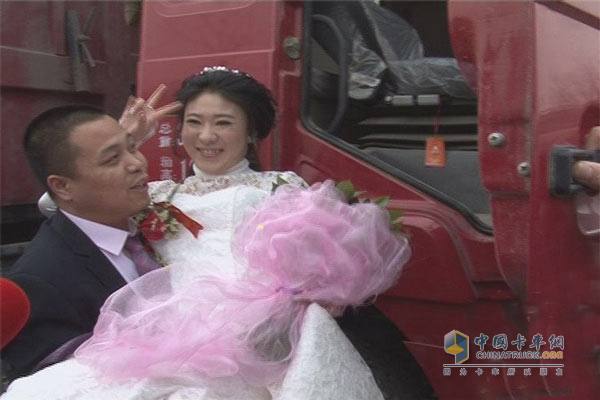 高端霸氣的延續(xù) 陜汽重卡再做婚車(chē)