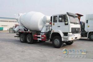 中國重汽 金王子 300馬力 6×4 混凝土攪拌車 ZZ5251GJBM3841C1