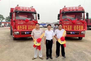 陜汽重卡新M3000交付運城用戶