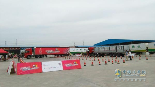 東風天龍卡車駕駛員大賽比賽現(xiàn)場