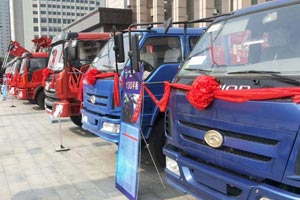 瑞沃卡車搶占河南市場(chǎng)  駐馬店推介會(huì)獲用戶購(gòu)車