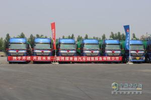 全新一代歐曼超能版?；愤\輸車交付山東用戶