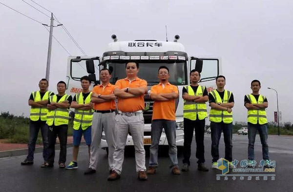 卡車達人參與此次挑戰(zhàn)