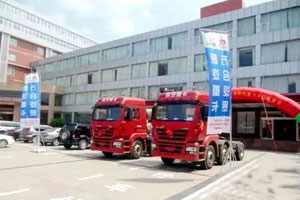陜汽重卡新M3000 6×2牽引車引爆河北肥鄉(xiāng)