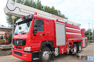 北安市政府投入130萬(wàn)購(gòu)置一輛高噴消防車
