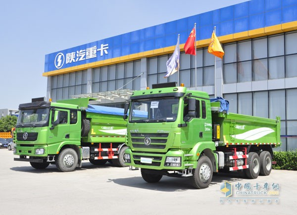 陜汽新型渣土車(chē)