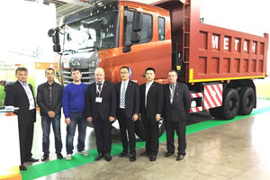 看好燃氣車市場 聯(lián)合卡車亮相俄羅斯莫斯科商用車展
