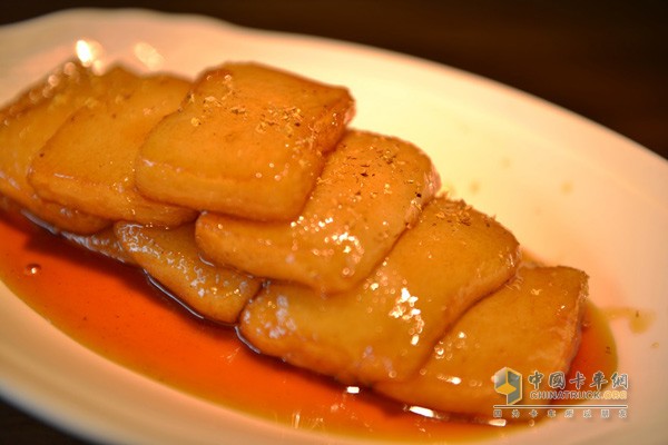德國曼恩車輪上的美食之義烏美食雞毛糖年糕