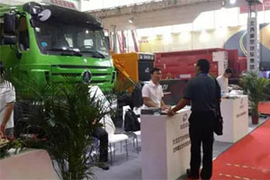 北奔城市渣土車 亮相國際工程機械展受熱捧