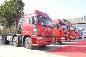 一汽解放、青島解放濟南卡車展同臺亮相 解放J6領(lǐng)航版受矚