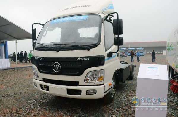 福田汽車純電動(dòng)卡車歐馬可首次長沙亮相