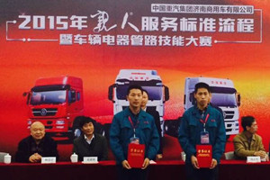 提升服務(wù)軟實力 中國重汽商用車2015服務(wù)技能大賽圓滿收官