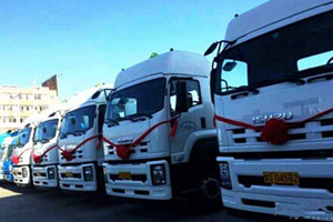 10輛慶鈴VC46?；愤\(yùn)輸車(chē)交付用戶(hù)