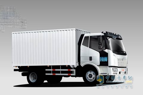 一汽解放J6L 160馬力4×2廂式載貨車（加強型/BF6M2012機/7700mm廂）