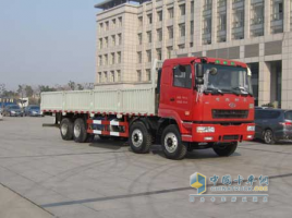 華菱重卡 330馬力 8×4 欄板天然氣載貨車