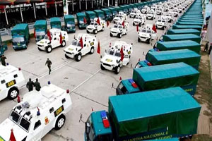 我型我秀！300臺JAC軍車護航委內(nèi)瑞拉議會選舉