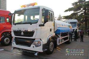 中國(guó)重汽 T5G 4X2 210馬力 國(guó)五 揚(yáng)塵車(chē)