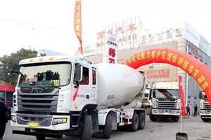 交車58臺(tái)！格爾發(fā)國(guó)五攪拌車強(qiáng)勢(shì)登陸上海！