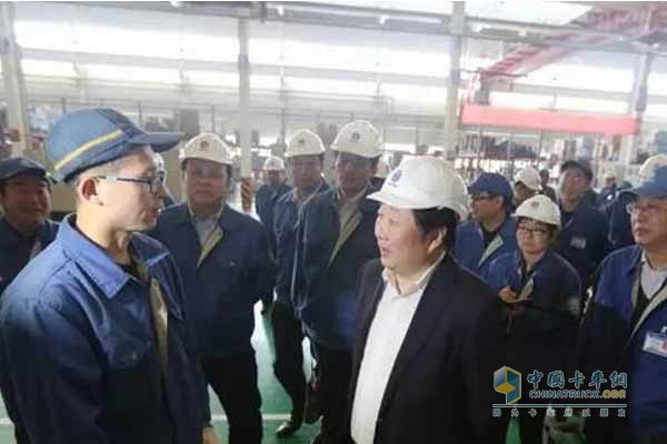 濰柴董事長譚旭光調研工廠