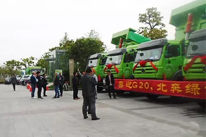 北奔重卡新型智能渣土車(chē)杭州簽單50臺(tái)