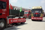 陜汽重卡各地推廣獲用戶認可
