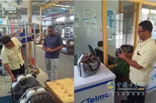 坦桑尼亞客戶參觀車間、了解緩速器產(chǎn)品
