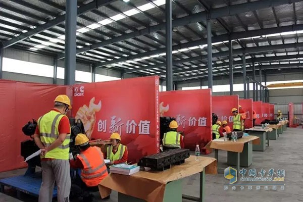 東風(fēng)康明斯又開展了以“迎新品，用心服務(wù)，創(chuàng)新價(jià)值”為主題的服務(wù)技能大比武活動(dòng)