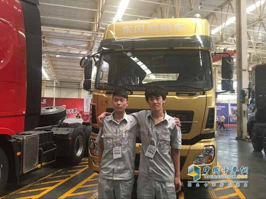 東風(fēng)商用車選手吳杰、林亞霖