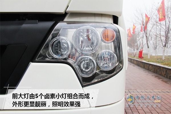 HOWO-T7H B版危化品牽引車前大燈