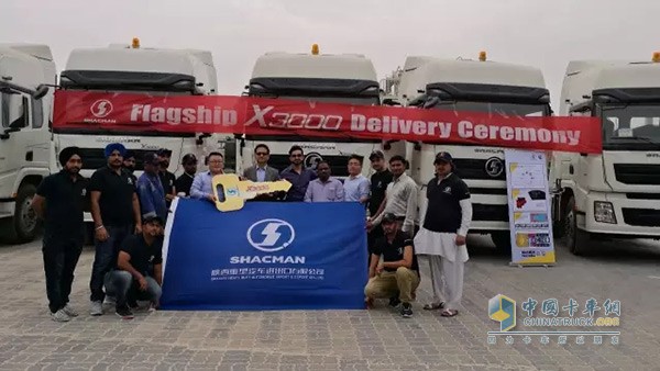 首批 SHACMAN X3000牽引車(chē)強(qiáng)勢(shì)登陸中東市場(chǎng)