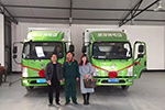 34輛陜汽軒德E9交付物流企業(yè)