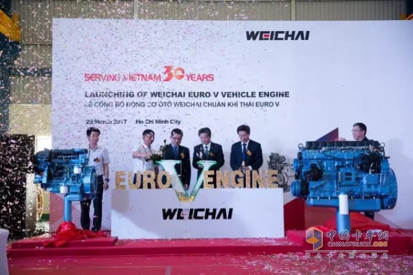 濰柴在越南上市歐V排放發(fā)動機(jī)