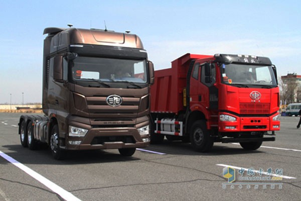 解放J7、J6P無人駕駛卡車