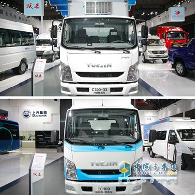 躍進(jìn)C300-33三溫冷鏈車、躍進(jìn)EC100-33新能源車