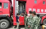 斯太爾消防戰(zhàn)地淋浴車落戶寧波戰(zhàn)保大隊(duì)
