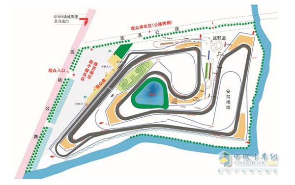 中國(guó)卡車公開賽線路圖