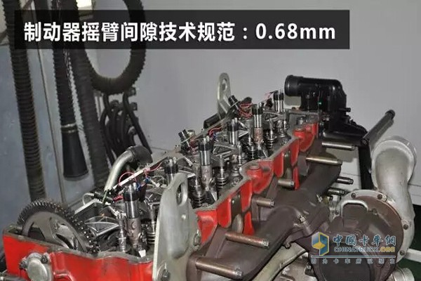 制動(dòng)器搖臂間隙技術(shù)規(guī)范：0.68mm