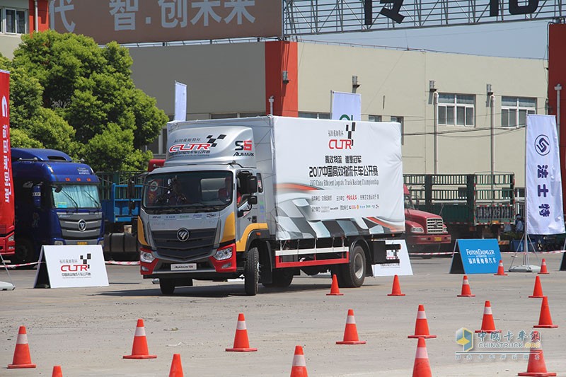 福田歐馬可S5征戰(zhàn)首屆2017中國高效物流卡車公開賽