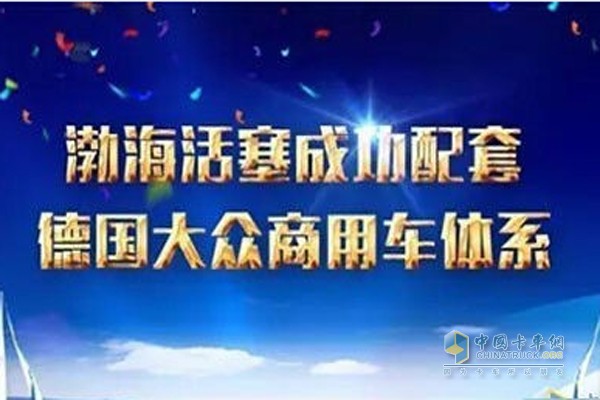 渤海活塞成功配套德國大眾商用車體系